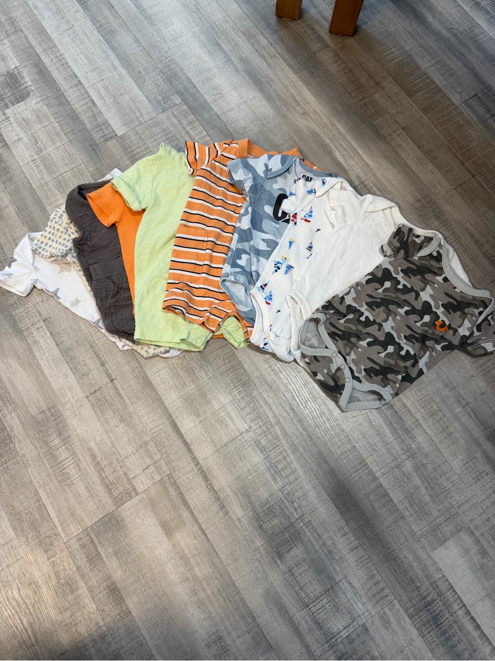 Baby Boy Clothes Lot 10 Pc Size 6 Months Carter’s Hurley Nautica CAT EUC